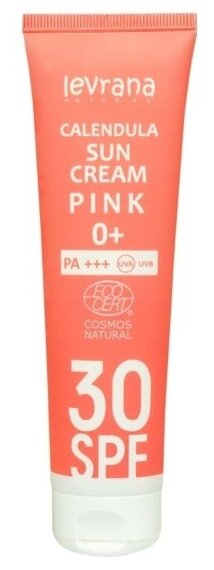 Солнцезащитный крем для лица и тела Levrana Календула SPF30, Pink 0+, 100 мл