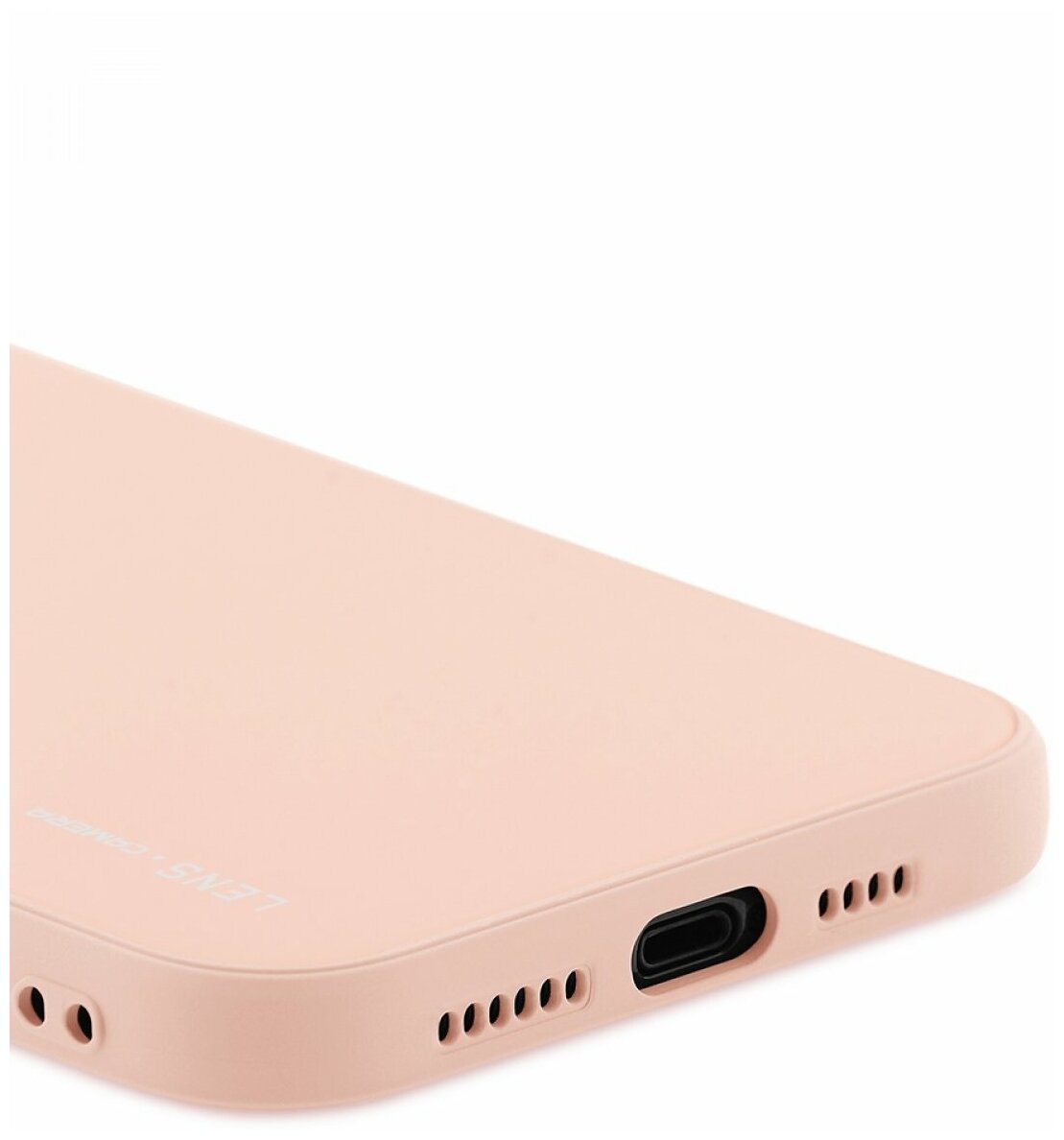 Чехол для iPhone 12 Pro Max Kruche Liquid glass Pink, противоударный стеклянный кейс, силиконовый бампер, пластиковая накладка, защита камеры