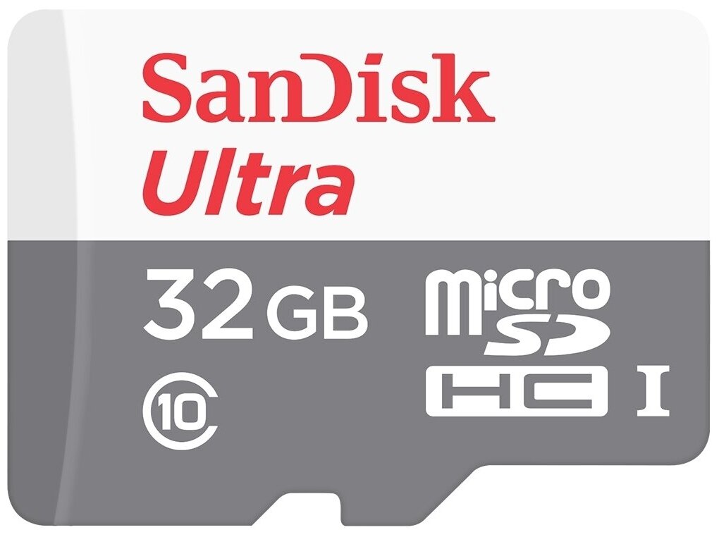 Карта памяти MicroSD SanDisk 32Gb Class10 Ultra