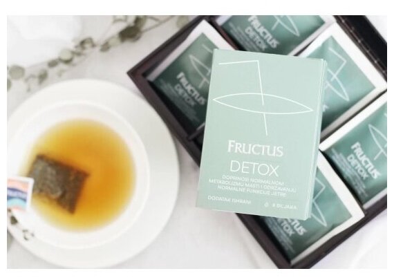 Чай в пакетиках FRUCTUS Detox (Детокс) травяной для очищение организма /Premium, 25 шт - фотография № 6