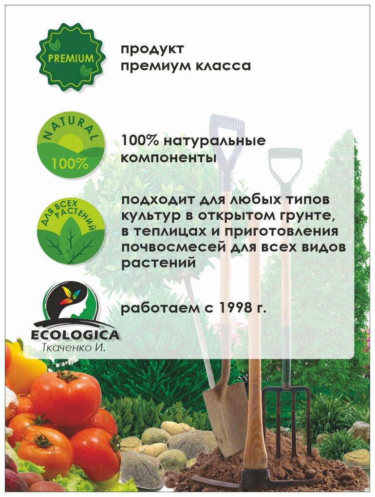 Удобрение органическое Биогумус Концентрат, 20л/ ИП Ткаченко И.С./ ECOLOGICA/ Biogumus.pro - фотография № 6