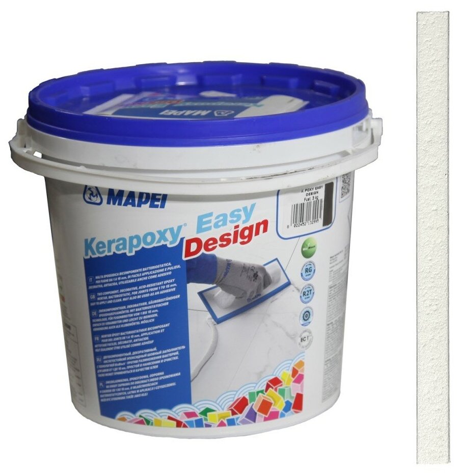 Затирка Mapei Kerapoxy Easy Design №100 белая 3 кг