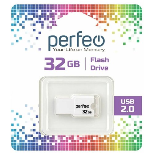 Perfeo USB 32GB M01 White