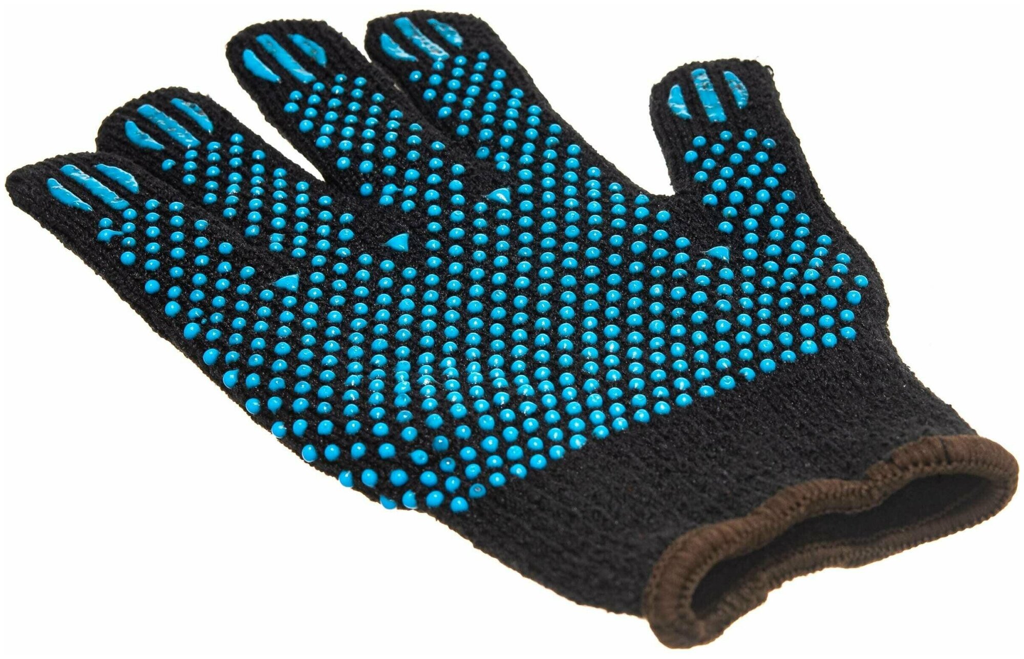 Трикотажные утепленные с защитой от скольжения перчатки ЗУБР - фото №8