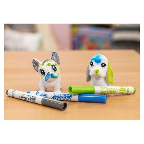 Набор фигурок для раскрашивания Crayola Washimals Собачки 74-7252