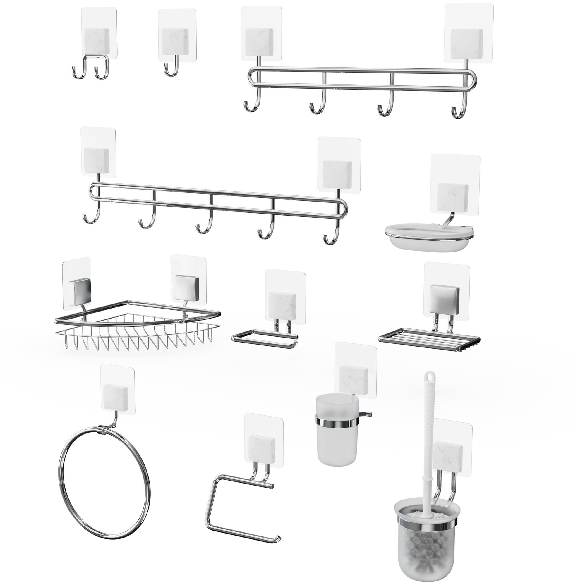 Стакан для зубных щёток на силиконовом креплении / Стакан для ванной