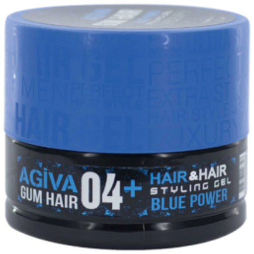 AGIVA Гель для укладки волос (синяя банка) Hair Gum Blue Power 04+, 700 мл