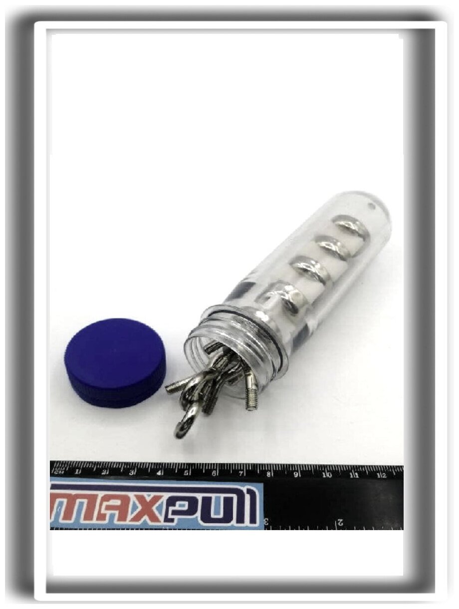 Магнитные крепления MaxPull с крючком E36 набор 5 шт. в тубе. Сила сцепления - 43 кг.