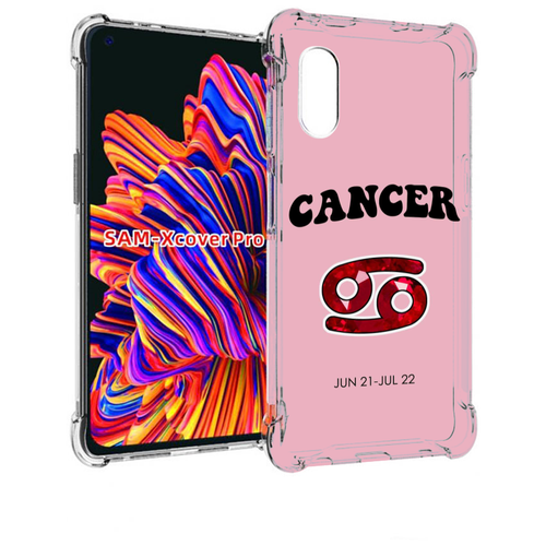 Чехол MyPads знак зодиака рак 1 для Samsung Galaxy Xcover Pro 1 задняя-панель-накладка-бампер