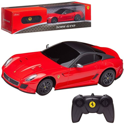 Машина р у 1:24 Ferrari 599 GTO, цвет красный 46400R rastar радиоуправляемая модель ferrari 599 gto масштаб 1 32