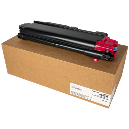 комплект цветных чипов kyocera ecosys p6230 tk 5230 булат ecosys m6230 ecosys m6630 ecosys p6230 tk5230 Тонер-картридж e-Line TK-5270M для Kyocera ECOSYS P6230 (Пурпурный, 6000 стр.)