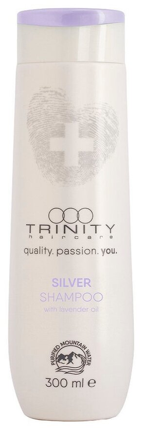 Trinity Care Essentials Silver Reflex Shampoo - Тринити Кейр Эссеншлс Сильвер Рефлекс Шампунь оттеночный серебряный, 300 мл -