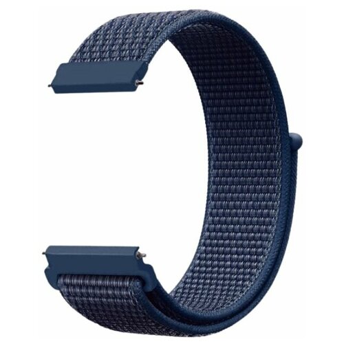 Ремешок для часов 22 мм, универсальный, нейлоновый, светло-голубой