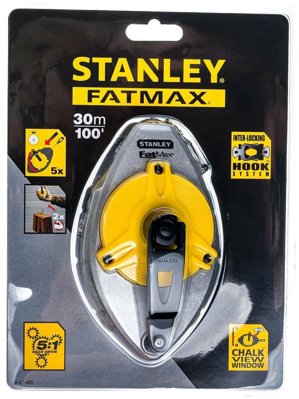 Stanley Шнуровка Fatmax XL 30 м 0-47-480 . - фотография № 5