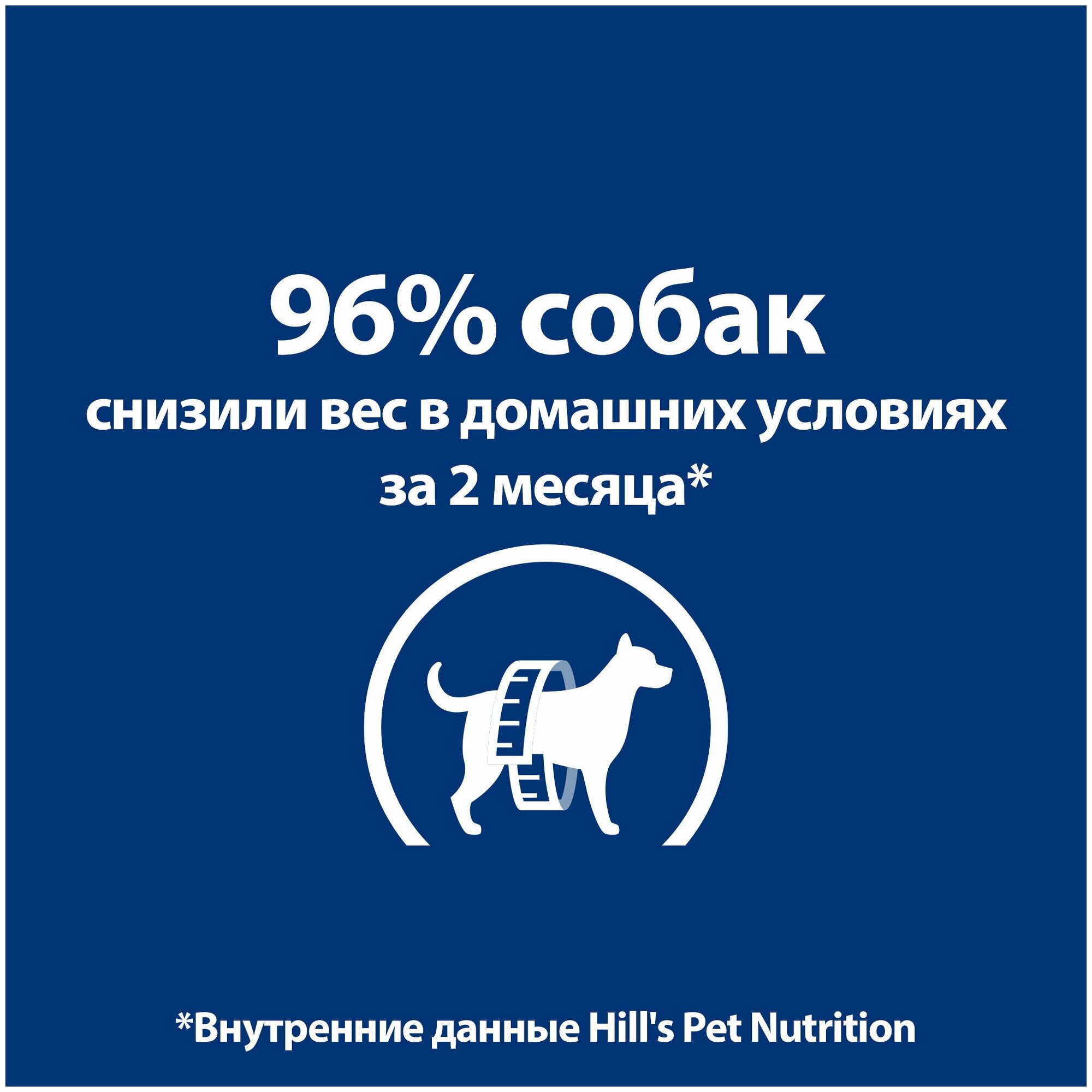 Сухой диетический корм Hill's Prescription Diet для взрослых собак для коррекции веса, мясное ассорти, 1.5кг - фото №2