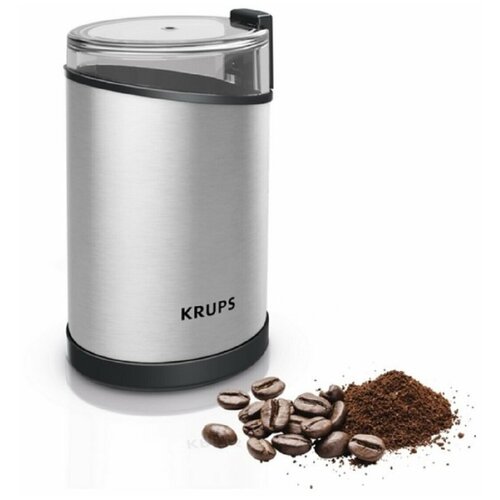 Кофемолка Krups GX204D10, серебристый рычаг сброса кофе для кофемашин krups