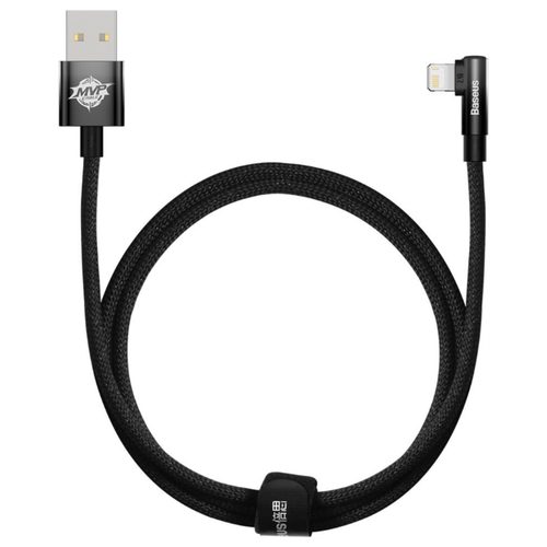 Кабель передачи данных / быстрой зарядки / Baseus MVP 2 в форме локтя Cable USB to iP 2.4A 1m Черный кабель передачи данных быстрой зарядки baseus mvp 2 в форме локтя cable usb to ip 2 4a 1m красный