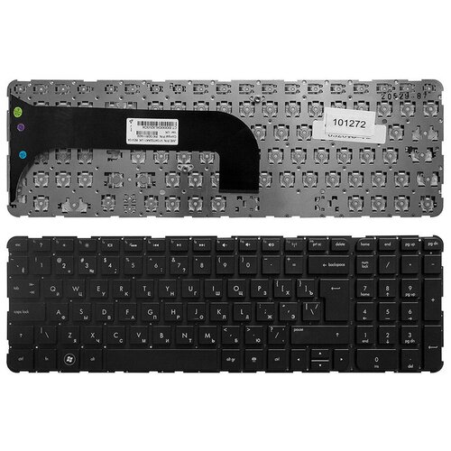 Клавиатура для ноутбука HP Pavilion M6-1000 Envy M6-1000 M6-1100er M6-1220er Series Г-образный Enter Черная без рамки PN PK130U92B06 1380₽