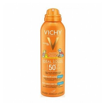 Детский спрей-вуаль VICHY анти-песок SPF50+ для лица и тела 200 мл