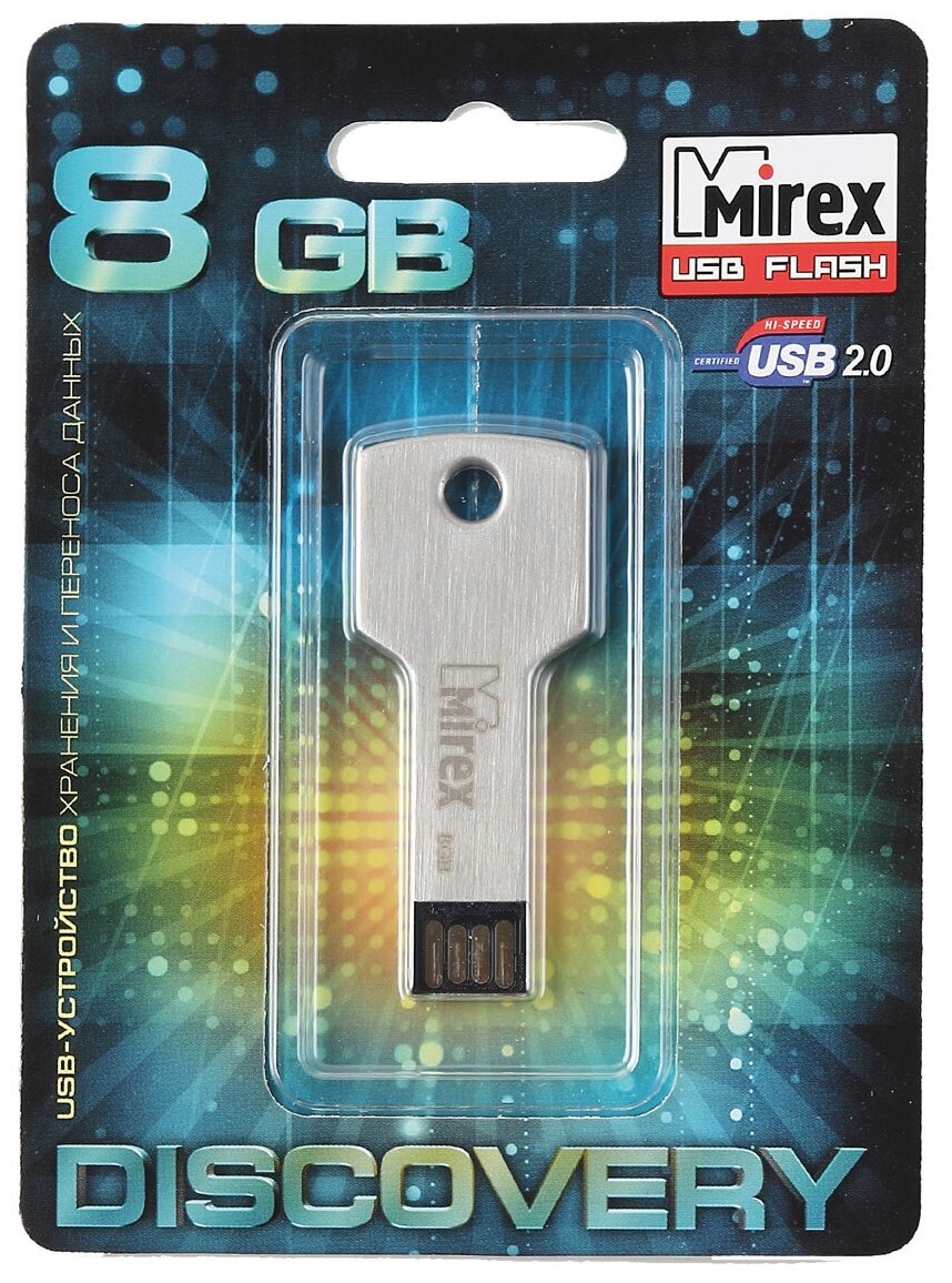 Накопитель USB 2.0 8GB Mirex - фото №2