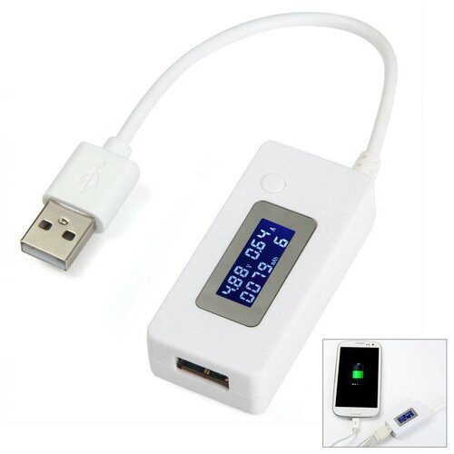 Цифровой тестер USB/microUSB (V, A, mAh) KCX-017