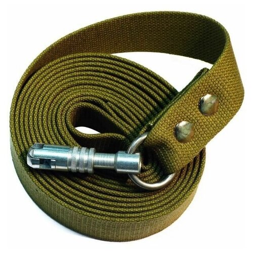 Поводок брезентовый 10,0м25мм-3 томикс цилиндрический карабин
