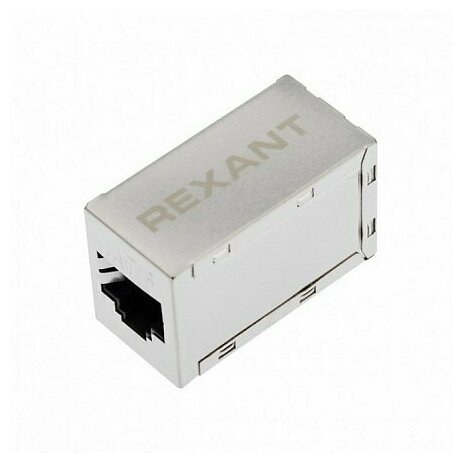Адаптер проходной Rexant 03-0109 RJ-45(8P-8C), FTP экранированный, категория 6, (гнездо-гнездо)