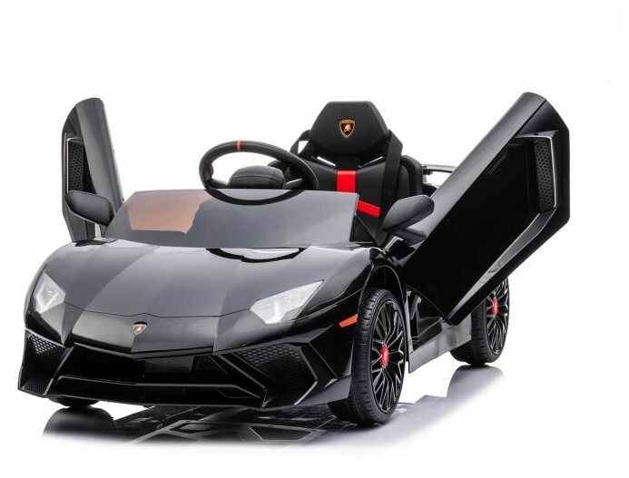 Легковые автомобили BDM Детский электромобиль Lamborghini Aventador SV Roadster 2WD 12V - BDM0931-BLACK