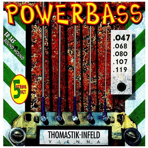 ​Струны для бас-гитары Thomastik EB345 Power Bass Medium Light 47-119
