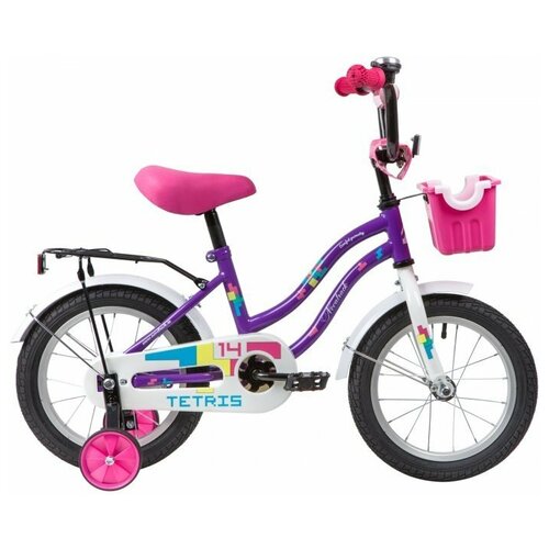 Детский велосипед Novatrack Tetris 14 Фиолетовый 2018 527200₽
