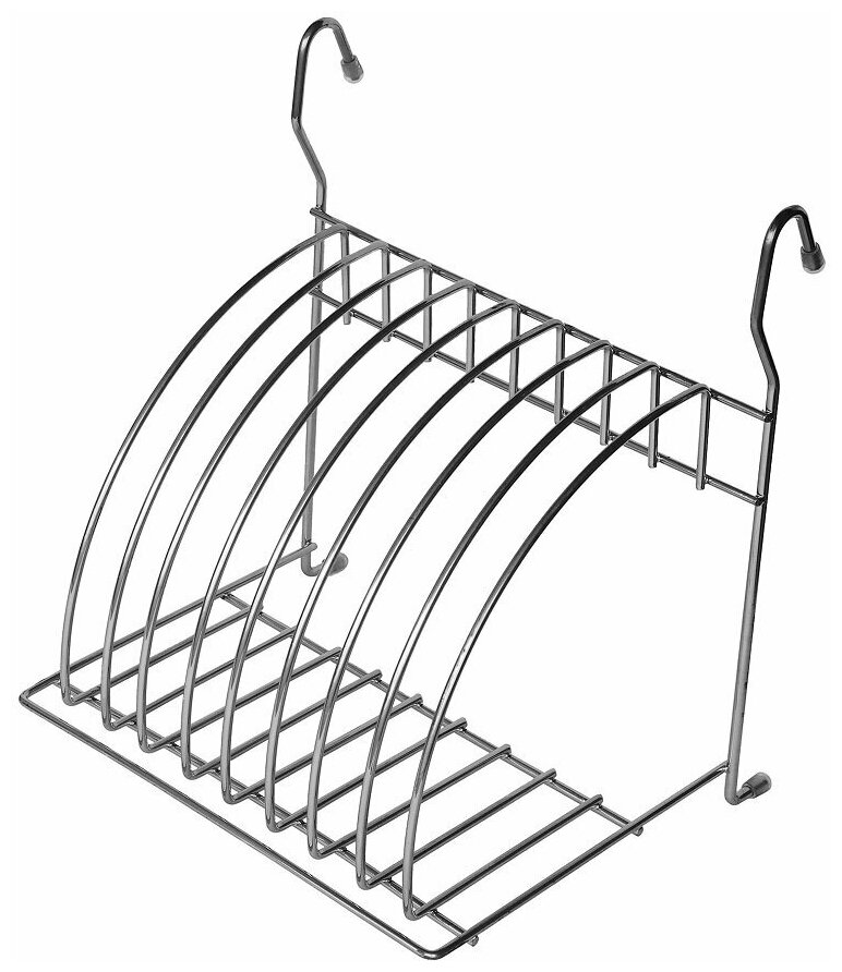 Тарелосушка на рейлинг 255×205×277 см d=16мм цвет хром 5598881
