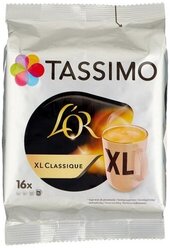 Кофе в капсулах Tassimo L'OR XL Classique нат.жар.мол., 16кап/уп