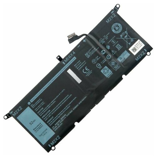 Аккумулятор ZeepDeep для ноутбука Dell XPS 13 9370, 7.6V 6500mAh