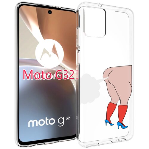 Чехол MyPads смешная-ситуация детский для Motorola Moto G32 задняя-панель-накладка-бампер чехол mypads смешная ситуация детский для motorola moto e7 power задняя панель накладка бампер