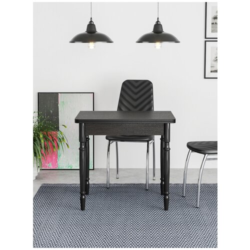 Стол кухонный раскладной FORTmeb Ломберный, Белый, ноги точеные