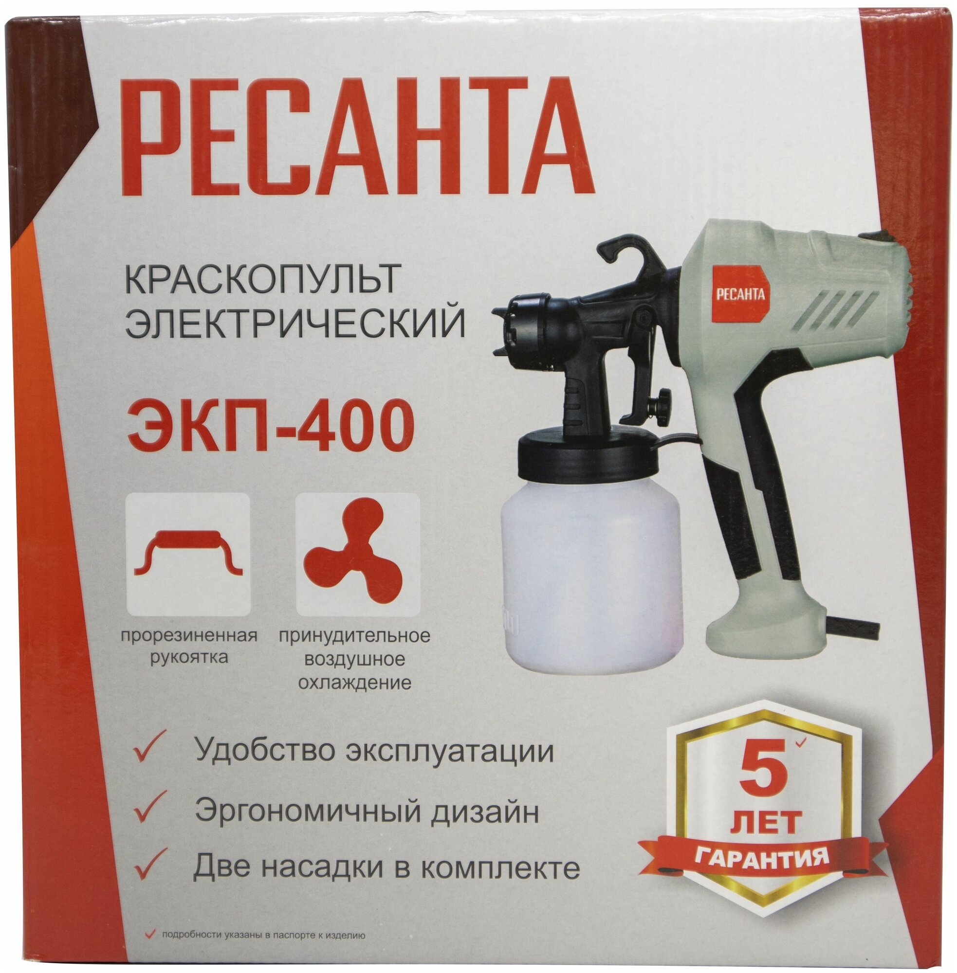 Краскопульт электрический Ресанта ЭКП-400 - фотография № 4