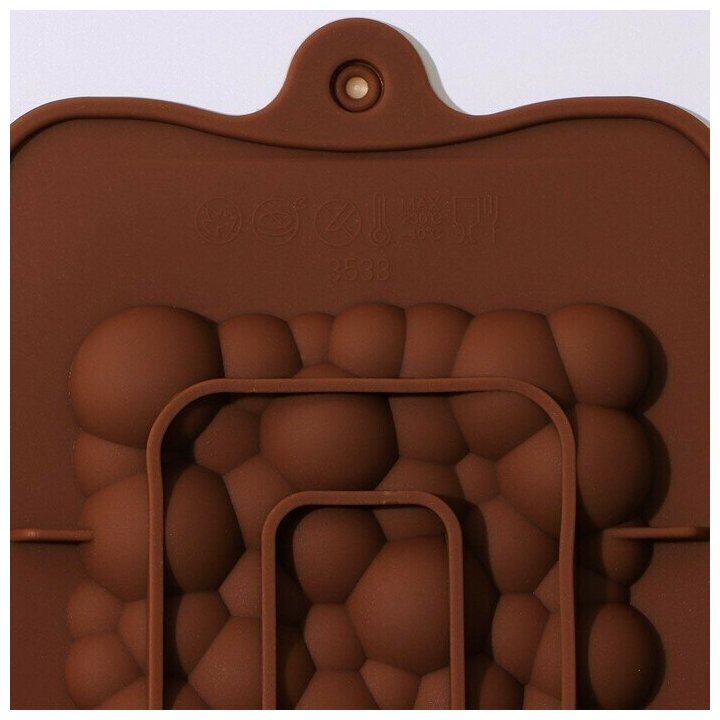 Форма для шоколада «Воздушный», 21×10,1×1 см. (термостойкая) - фотография № 14