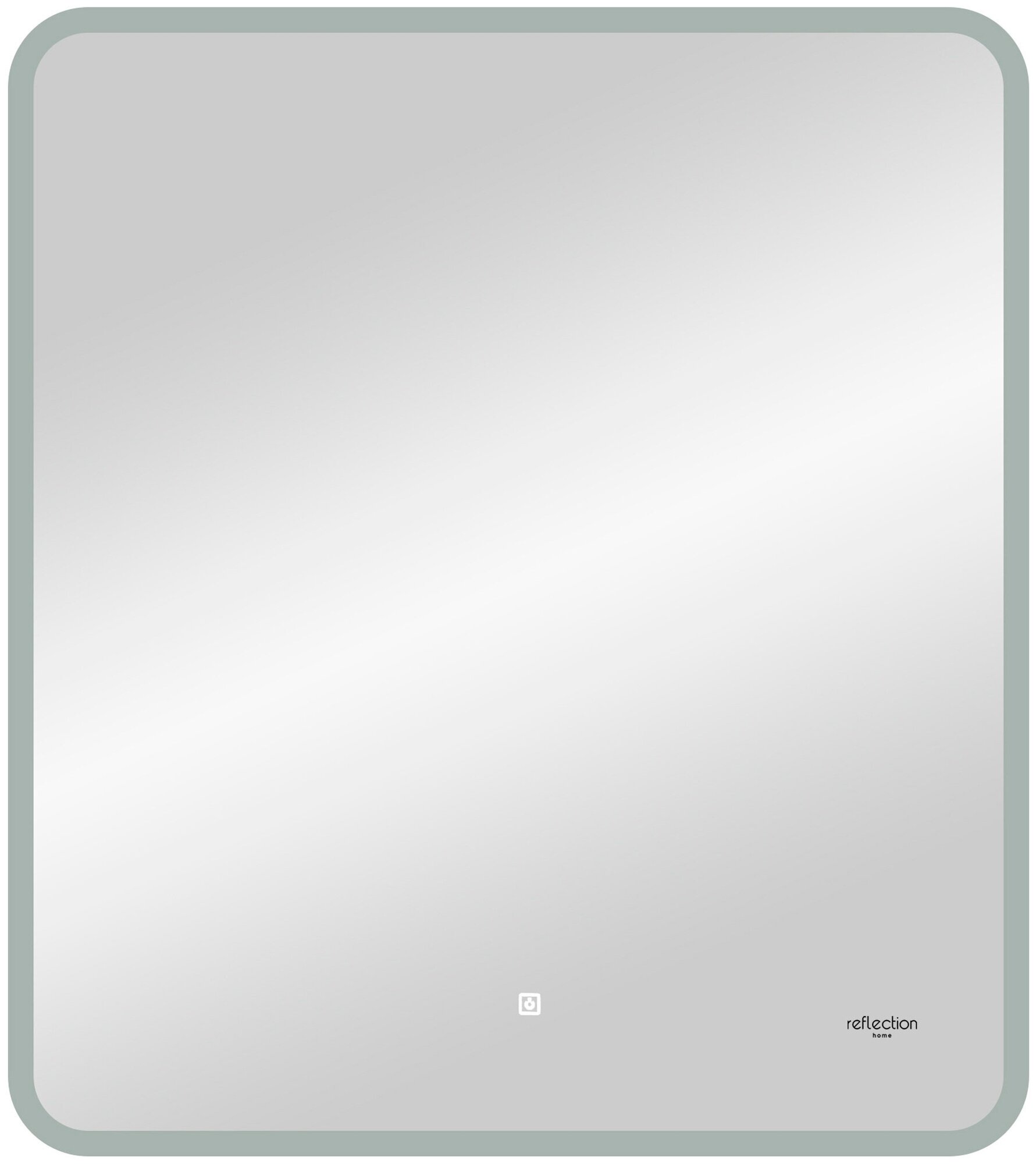 Зеркало для ванной с LED подсветкой и сенсором Reflection Blessed 800х900 RF5429BL - фотография № 2