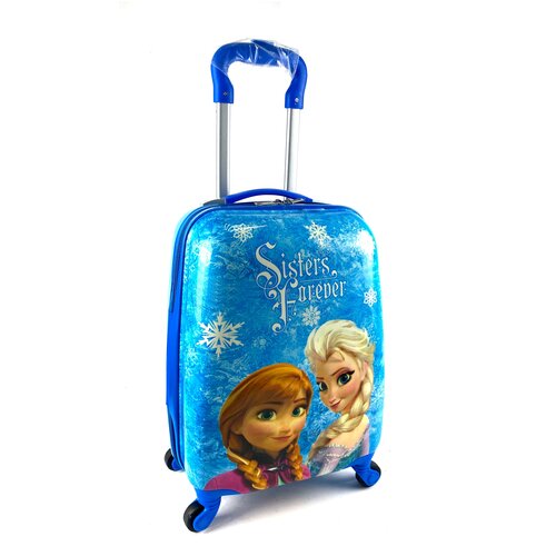 фото Чемодан , ручная кладь, 27х44х20 см, 2 кг, мультиколор, голубой blezer