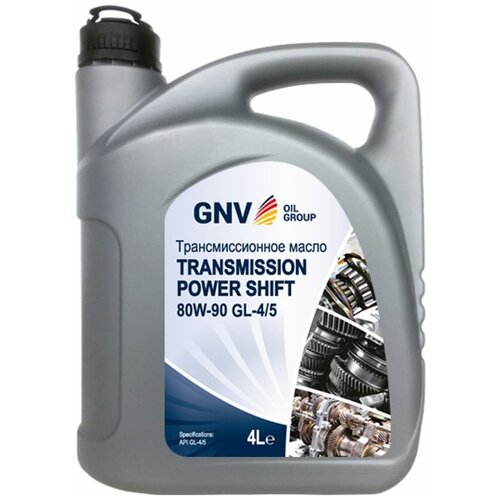 Трансмиссионное масло GNV Transmission Power Shift 80W-90 GL-4/5 (кан. 4 л)