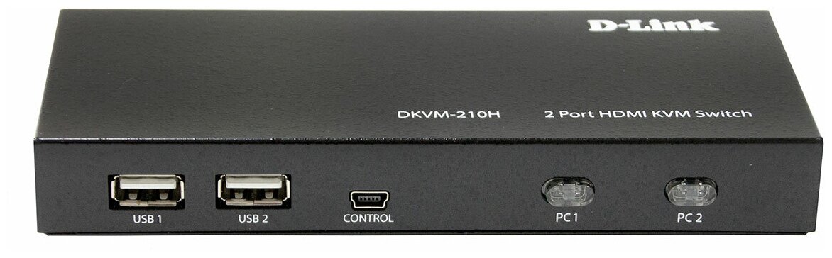 KVM переключатель D-Link DKVM-210H/A1A 2-портовый KVM-переключатель с портами HDMI и USB