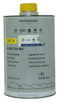 Тормозная жидкость VOLKSWAGEN DOT-4 B000750M3