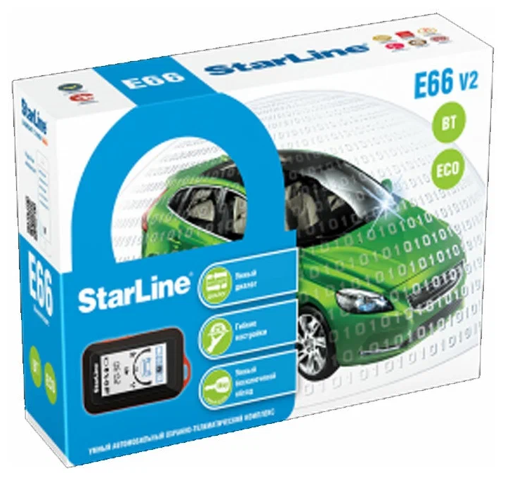 StarLine E66 V2 BT ECO 2CAN4LIN