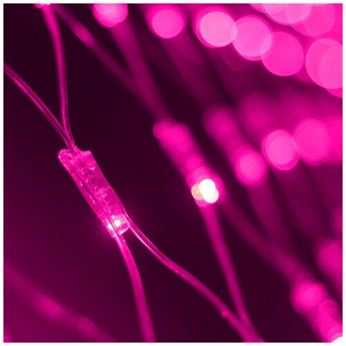 Светодиодная гирлянда ARD-NETLIGHT-CLASSIC-2000x1500-CLEAR-288LED Pink (230V, 18W) (Ardecoled, IP65)