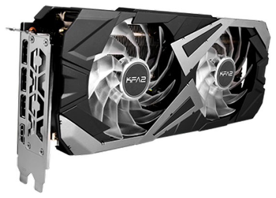 Видеокарта NVIDIA GeForce RTX 3060 Ti KFA2 EX 8Gb LHR (36ISL6MD1WTK)