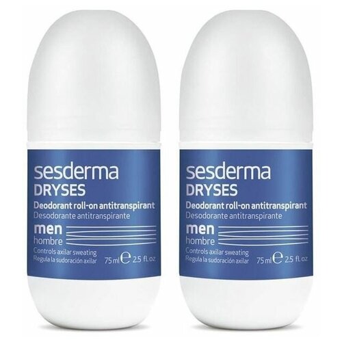 Набор Sesderma Dryses Deodorant Set men, Набор: 2*75 мл антиперспирант роликовый dryru forte roll on для чувствительной кожи 50 мл 2 шт