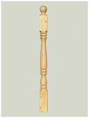 Столб деревянный для лестниц / Англия / Сорт-АВ / 75х75х1160 мм (упаковка 2 штуки)