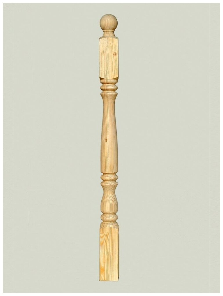 Столб деревянный для лестниц / Англия / Сорт-АВ / 75х75х1160 мм (упаковка 2 штуки)