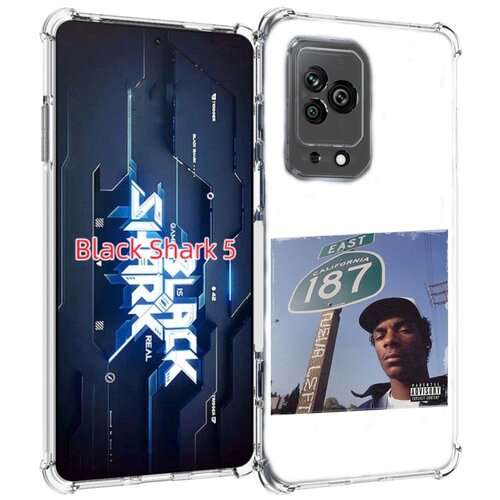 Чехол MyPads Snoop Dogg NEVA LEFT для Xiaomi Black Shark 5 задняя-панель-накладка-бампер чехол mypads snoop dogg neva left для xiaomi redmi a1 задняя панель накладка бампер