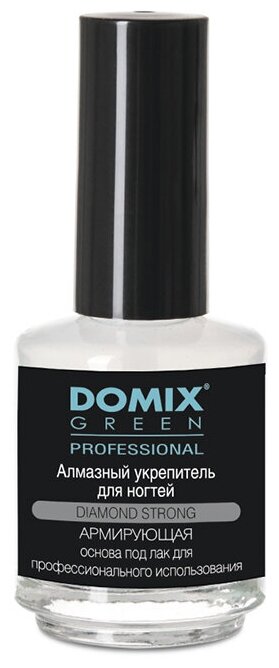 Domix Green Professional Средство для ухода Алмазный укрепитель для ногтей, 17 мл